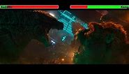Godzilla vs. Kong (Hong Kong Fight) with healthbars