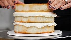 6 Inch Cake Recipe: Small Vanilla Layer Cake w/ Buttercream Frosting