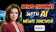 How to create a News Channel with AI - AI News Video Generator