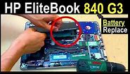 How to change HP EliteBook 850 G3 battery