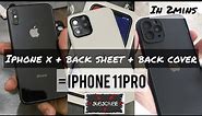 Iphone x convert to 11 pro in just 2mins . ( iphone xr to iphone 11) #iphone #iphone11pro