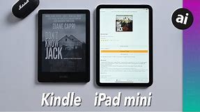 Kindle Paperwhite (2021) VS New iPad mini 6! eReader SHOWDOWN!