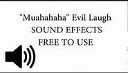 "Muahaha" Evil Laugh - SOUND EFFECT