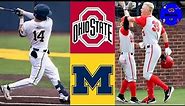 Ohio State vs #25 Michigan Highlights | 2021 College Baseball Highlights