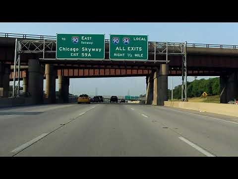 Dan Ryan Expressway (Interstates 90 & 94 Exits 51 to 59) eastbound (Express Lanes)