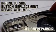 iPhone X Side Button Replacement Tutorial - DIY Pro Tips - Repair With Me
