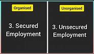 Difference between organised and unorganised sector | class 10 | social studies |