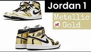 The Air Jordan 1 Mid SE "Metallic Gold