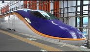 東北新幹線 E8系試運転(小山～白石蔵王間全駅)高速通過,ALFA-Xなど Series E8 Shinkansen test run