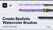 How to Make Real Watercolor Brushes in Photoshop [Free Download]