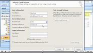 How to configure an email account in Outlook 2007 - Configuring Email Tutorials
