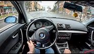 2009 BMW 1 E87 [1.6 116I 122HP] |0-100| POV Test Drive #1602 Joe Black