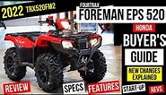 New Honda Foreman 520 EPS 4x4 ATV Review: Specs, Changes, Features | FourTrax Buyer's Guide