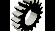 How to draw a spur gear in Auto CAD