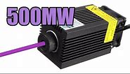 Purple 405nm 500mw Laser Module Review