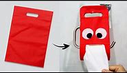 Toilet Paper Holder DIY | Tissue holder with Cloth Bag | Bathroom Decoration