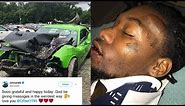 Offset Shares Photos Of GRUESOME Car Accident Photos! Cardi B TWEETS Sweet Message