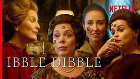 Margaret Thatcher Plays Royal Drinking Game "Ibble Dibble" | The Crown