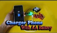 How to Emergency Phone Charger With battery AA simple