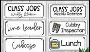 EDITABLE Classroom Jobs Chart With Pictures or Without