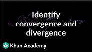 Worked example: sequence convergence/divergence | Series | AP Calculus BC | Khan Academy