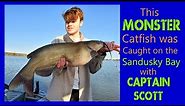 Catching LOTS of MONSTER Sized Catfish with Capt. Scott on Sandusky Bay at Lake Erie in Ohio