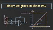 Binary Weighted Resistor DAC Explained