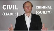 Explained: Civil Law vs Criminal Law