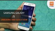 Samsung Galaxy J5: Unboxing | Hands on | Price