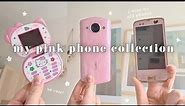 Pink phones over 10 years | My cute / kawaii phone collection 🌸📲💞