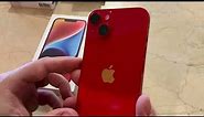 Unboxing Apple iPhone 14 128Gb Red