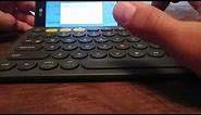 How to connect your wireless Logitech keyboard k380.