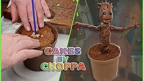Baby Groot Cake | Guardians Of The Galaxy (How To) feat: @Damielou Shavelle