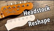 Reshaping a Raw Headstock / Neck