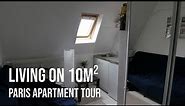 Living on 10m2: Paris studio apartment tour VLOG#10