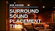 Where To Place Surround Sound Speakers: 5.1 and 7.1 Rear Channel Set Up