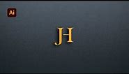 Mastering JH Logo Design in Illustrator | Creating Stunning JH Logos with Illustrator Step-by-Step