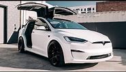 Tesla Model X Plaid Frozen White, Why our Widebody Builds Look Right.