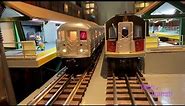 O Gauge New York City Subway: Single Track Operation with MTH R62A and R188 Sets