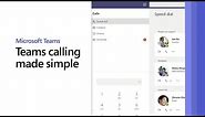 Microsoft Teams calling made simple