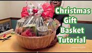 DIY Gift Basket Tutorial - Christmas Gift Basket - GiftBasketAppeal