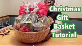 DIY Gift Basket Tutorial - Christmas Gift Basket - GiftBasketAppeal