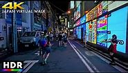 Tokyo Japan - Akihabara night walk from Ueno • 4K HDR