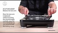 AT-LP1240-USBXP Setup | Direct-Drive Professional DJ Turntable