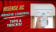 Hisense AC Remote Control Tips & Tricks!