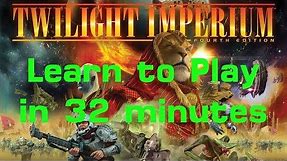 Twilight Imperium (4th Edition) in 32 minutes