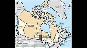Animated History of Canada - Territorial Evolution
