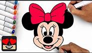 How To Draw Minnie Mouse for Beginners