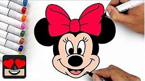 How To Draw Minnie Mouse for Beginners