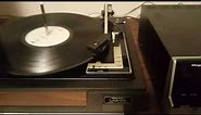 Magnavox Stereo 500 reciever with Realistic BSR turntable.